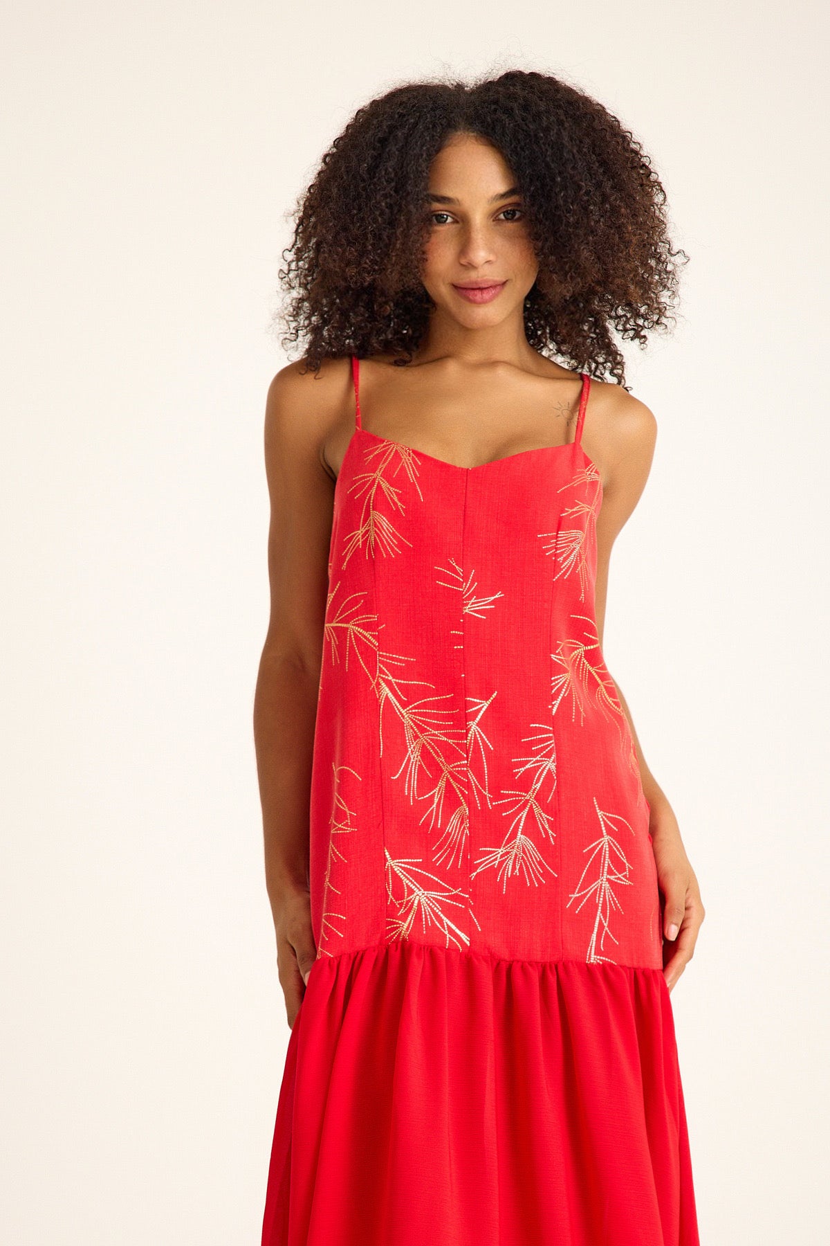 RED DASE DRESS