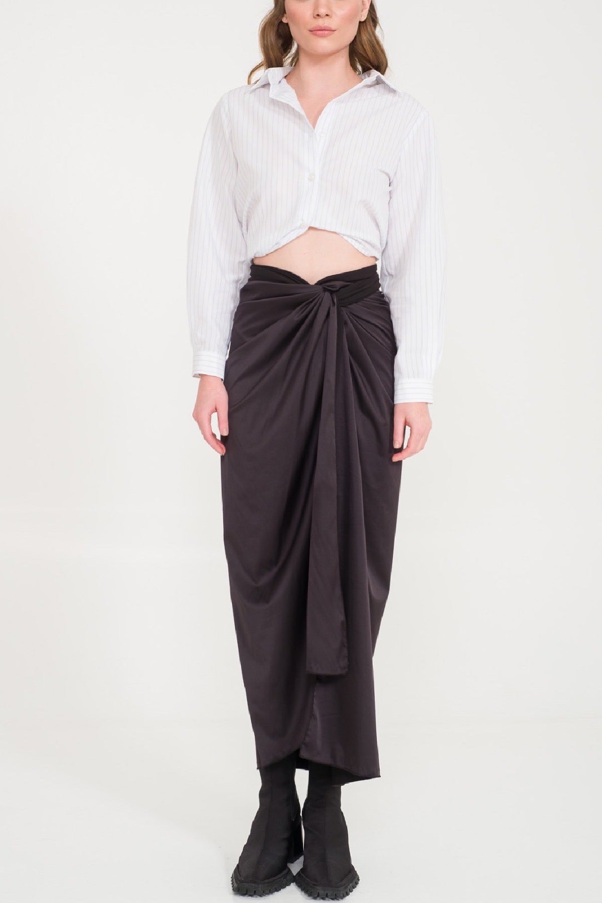 SATIN SKIRT