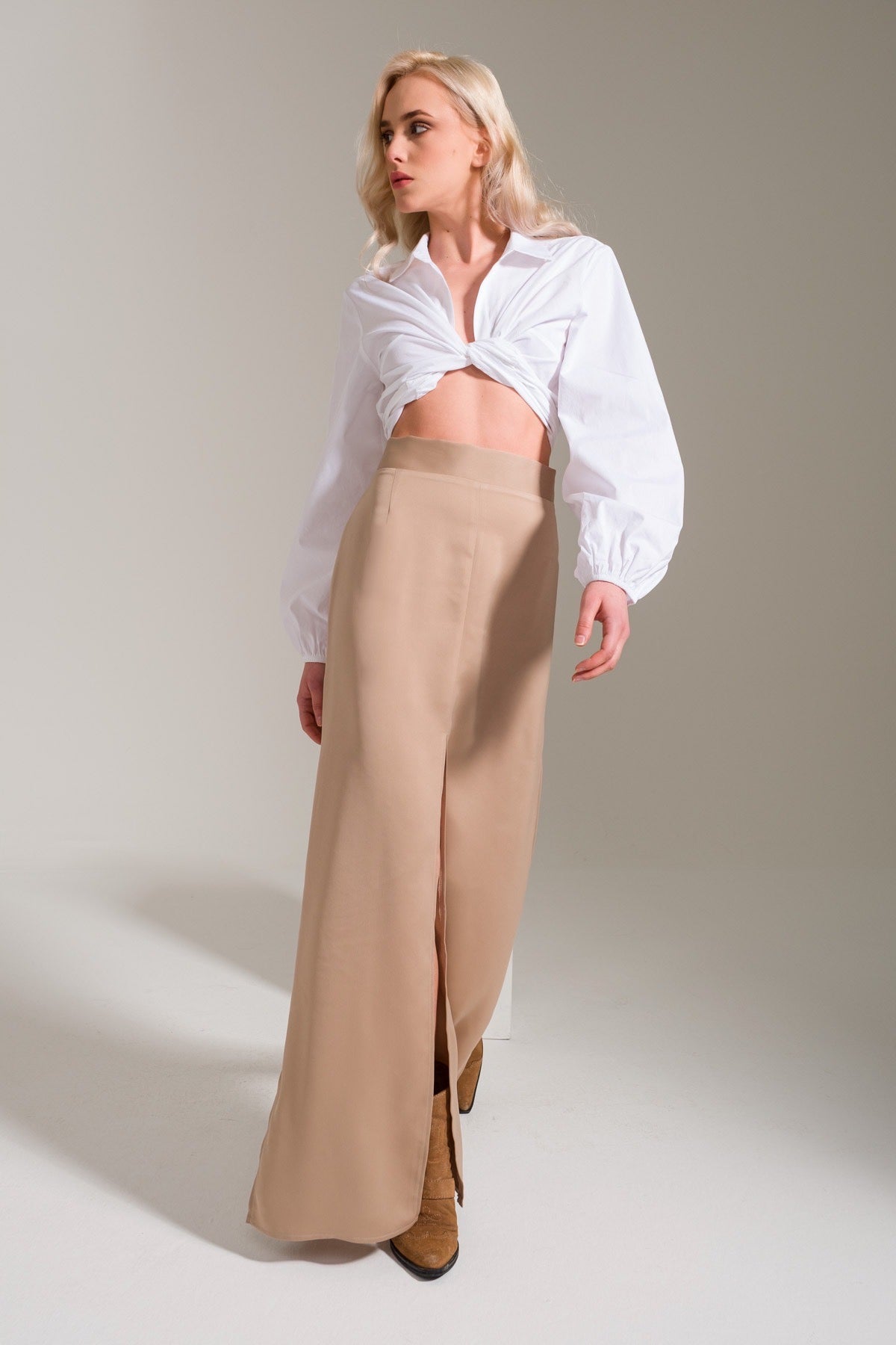 RAY SKIRT CARAMEL